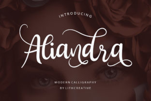 Aliandra Font Review: A Graceful Script for Editorial Design