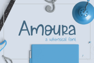 Amoura Font: A Handwritten Script for Handmade Product Designs