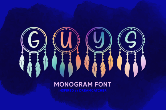 Guys Font: A Soft Handwritten Typeface for Crafters and Product Makers
