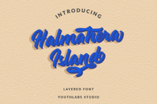 Halmahera Island: A Handwritten Font with Vintage Character
