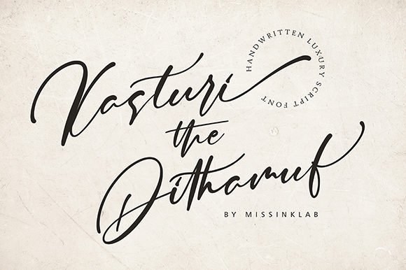 Kasturi Dithamuf Review: A Handwritten Font Built for Campaign Visuals