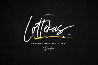Lottekas Font Review: Handwritten Style for Campaign Visuals