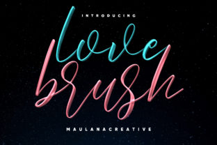 Love Brush Font Review: A Handwritten Typeface with Romantic Appeal