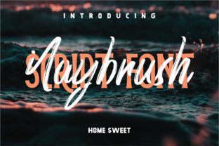 Naybrushy: A Bold Handwritten Font for Editorial Identity