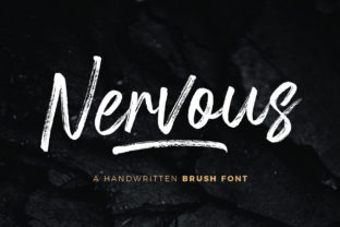 Nervous Brush Font Brings Handcrafted Charm to Product Labels and Printables