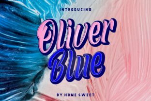 Oliver Blue: A Bold Handwritten Font for Polished Small Brands