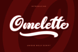 Omelette Font: A Handwritten Typeface That Adds Character to Your Brand