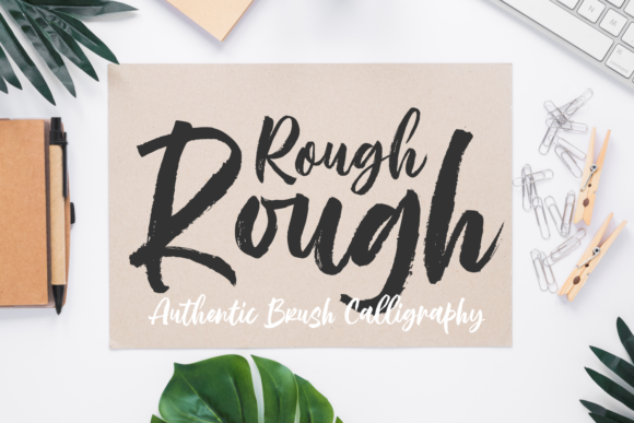 Rough Rough Font: A Handwritten Typeface for Crafters and Makers