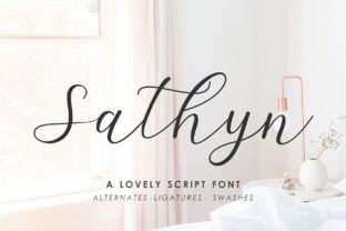 Sathyn Review: A Light Handwritten Font for Elegant Branding