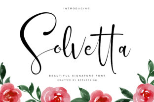 Solvetta: A Handwritten Font for Editorial Design and Publishing