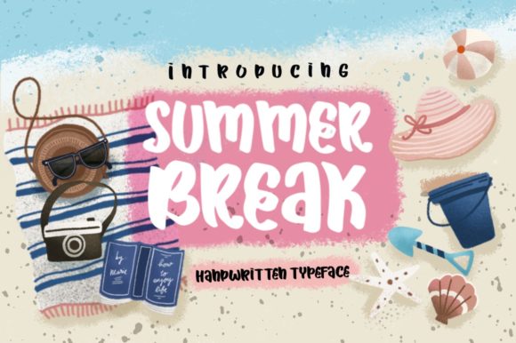 Summer Break: A Whimsical Handwritten Font for Real Branding Work
