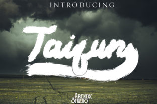 Taifun: A Handwritten Font for Editorial Design