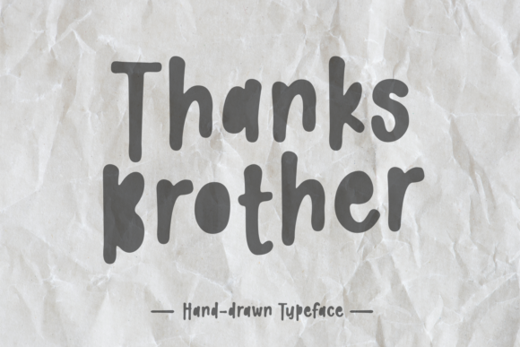 Thanks Brother: A Handwritten Font Built for Minimalist Branding