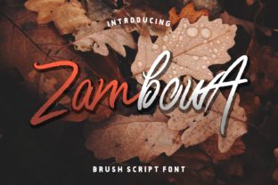 Zambowa: A Bold Handwritten Font for Digital Design